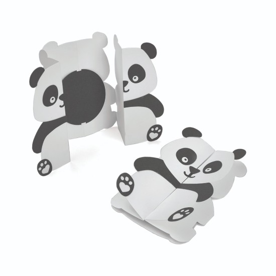 Sizzix Thinlits Die Set Card Panda Fold-a-Long 9τεμ Sizzix Thinlits Die Set Card Panda Fold-a-Long 9τεμ