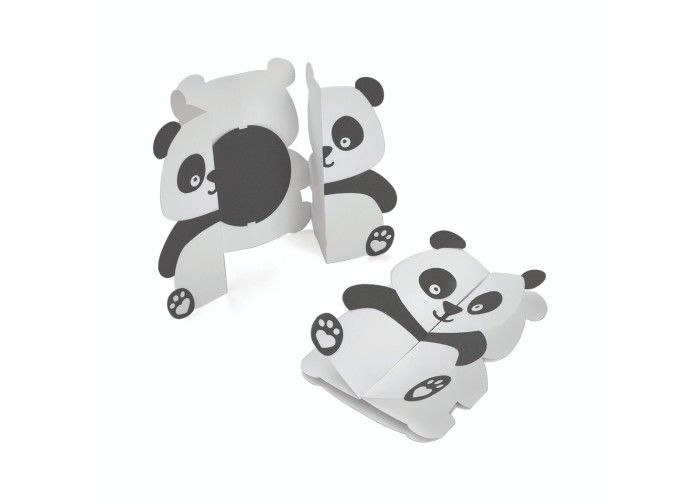 Sizzix Thinlits Die Set Card Panda Fold-a-Long 9τεμ Sizzix Thinlits Die Set Card Panda Fold-a-Long 9τεμ