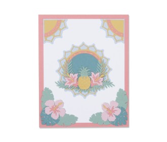 Sizzix Thinlits Die Set Tropical Elements 15τεμ  Sizzix Thinlits Die Set Tropical Elements 15τεμ
