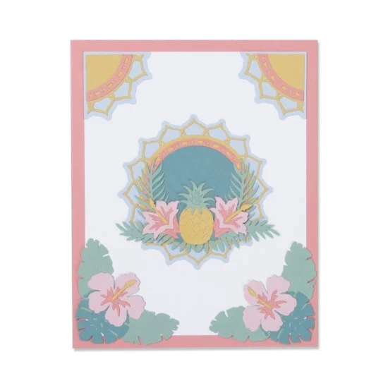  Sizzix Thinlits Die Set Tropical Elements 15τεμ