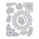 Sizzix Thinlits Die Set Tropical Elements 15τεμ Sizzix Thinlits Die Set Tropical Elements 15τεμ