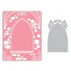 Sizzix Impresslits Embossing Folder - Wedding Window Sizzix Impresslits Embossing Folder - Wedding Window