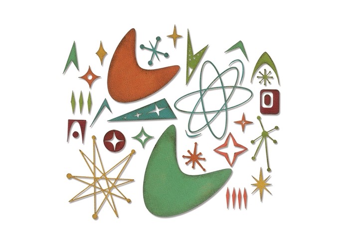  Sizzix Thinlits Die Set  Atomic Elements by Tim Holtz 25τεμ
