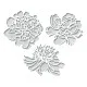  Sizzix Thinlits Die Set Cutout Blossoms by Tim Holtz 3τεμ