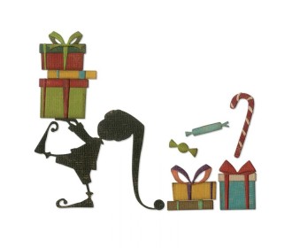 Sizzix Thinlits Die Set 11PK Santa's Helper by Tim Holtz Sizzix Thinlits Die Set 11PK Santa's Helper by Tim Holtz