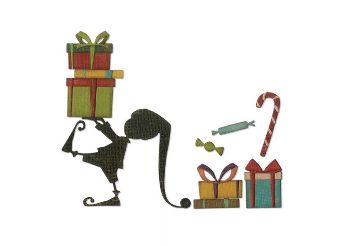 Sizzix Thinlits Die Set 11PK Santa's Helper by Tim Holtz Sizzix Thinlits Die Set 11PK Santa's Helper by Tim Holtz