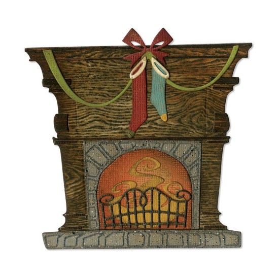 Sizzix Thinlits Die Set 12PK Fireside by Tim Holtz Sizzix Thinlits Die Set 12PK Fireside by Tim Holtz