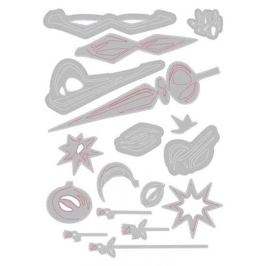 Sizzix Thinlits Die Set 17PK Hanging Ornaments, Colorize™ by Tim Holtz Sizzix Thinlits Die Set 17PK Hanging Ornaments, Colorize™ by Tim Holtz