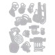 Sizzix Thinlits Die Set 11PK Sweet Treats by Tim Holtz Sizzix Thinlits Die Set 11PK Sweet Treats by Tim Holtz
