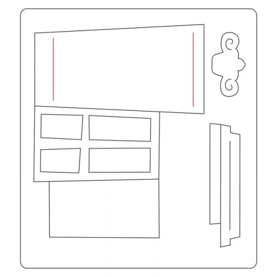 Sizzix Bigz Die Window Frame by Tim Holtz Sizzix Bigz Die Window Frame by Tim Holtz