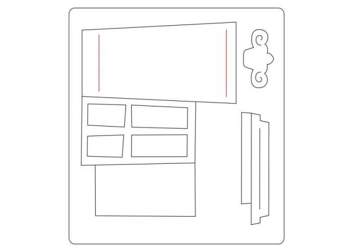 Sizzix Bigz Die Window Frame by Tim Holtz Sizzix Bigz Die Window Frame by Tim Holtz