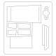 Sizzix Bigz Die Window Frame by Tim Holtz Sizzix Bigz Die Window Frame by Tim Holtz