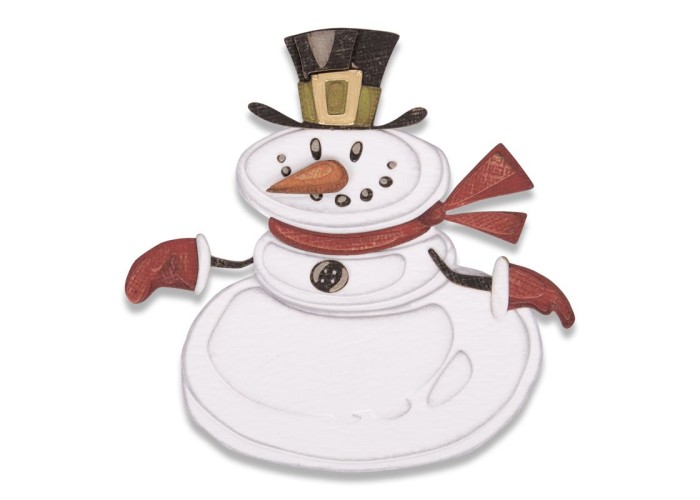 Thinlits Die Sizzix Set 11PK Mr. Snowman, Colorize by Tim Holtz Thinlits Die Sizzix Set 11PK Mr. Snowman, Colorize by Tim Holtz
