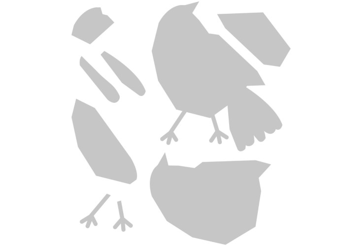 Bigz Die Sizzix Patchwork Bird by Tim Holtz Bigz Die Sizzix Patchwork Bird by Tim Holtz