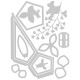 Sizzix Thinlits – Teardrop Terrarium 12τεμ Sizzix Thinlits – Teardrop Terrarium 12τεμ