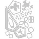 Sizzix Thinlits  – Teardrop Terrarium 12τεμ