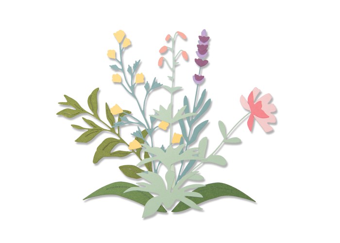 Sizzix Thinlits Die Set 8PK Spring Stems by Olivia Rose