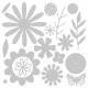 Sizzix Thinlits Die Set 17PK Bold Flora by Sophie Guilar