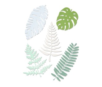 Sizzix Thinlits Plus – Large Tropicals 5τεμ Sizzix Thinlits Plus – Large Tropicals 5τεμ