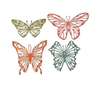Sizzix Thinlits – Scribbly Butterflies 4τεμ Sizzix Thinlits – Scribbly Butterflies 4τεμ