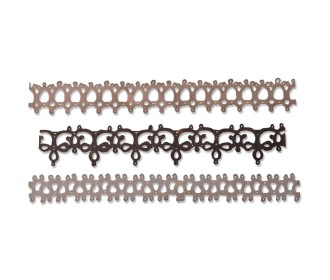 Sizzix Thinlits - Crochet #2 3τεμ Sizzix Thinlits - Crochet #2 3τεμ