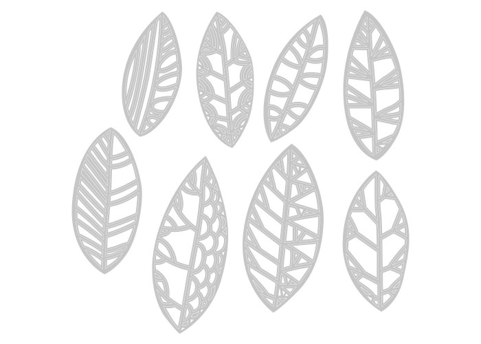 Sizzix Thinlits – Cut Out Leaves 8τεμ Sizzix Thinlits – Cut Out Leaves 8τεμ