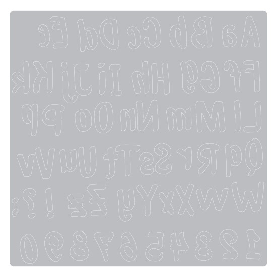 Thinlits Die Bold Brush Alphabet by Sophie Guilar Thinlits Die Bold Brush Alphabet by Sophie Guilar
