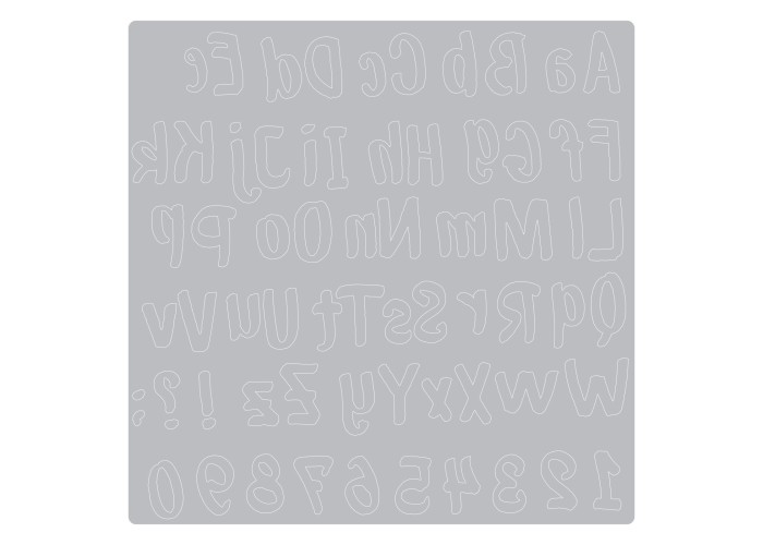 Thinlits Die Bold Brush Alphabet by Sophie Guilar Thinlits Die Bold Brush Alphabet by Sophie Guilar