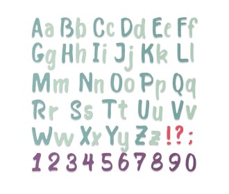 Thinlits Die Bold Brush Alphabet by Sophie Guilar Thinlits Die Bold Brush Alphabet by Sophie Guilar