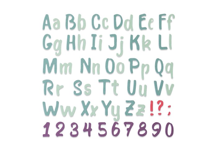 Thinlits Die Bold Brush Alphabet by Sophie Guilar Thinlits Die Bold Brush Alphabet by Sophie Guilar