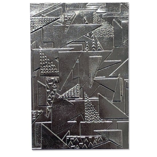 3-D Textured Impressions Embossing Folder Doodle Triangles by Jessica Scott 3-D Textured Impressions Embossing Folder Doodle Triangles by Jessica Scott