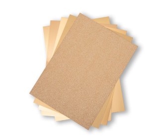 Sizzix Surfaces - The Opulent Cardstock Gold, 50 Φύλλα Α4