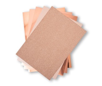 Sizzix Surfaces - The Opulent Cardstock  Rose Gold, 50 Φύλλα Α4 250γρ