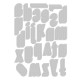 Sizzix Thinlits Die Set 26PK Alphanumeric Shadow Lower by Tim Holtz