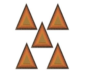 Sizzix Thinlits Die Set 25PK Stacked Tiles Triangles by Tim Holtz Sizzix Thinlits Die Set 25PK Stacked Tiles Triangles by Tim Holtz