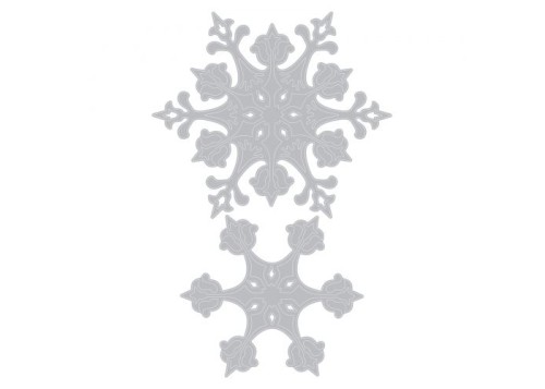 Sizzix Thinlits Die Set 2PK Stunning Snowflake Sizzix Thinlits Die Set 2PK Stunning Snowflake