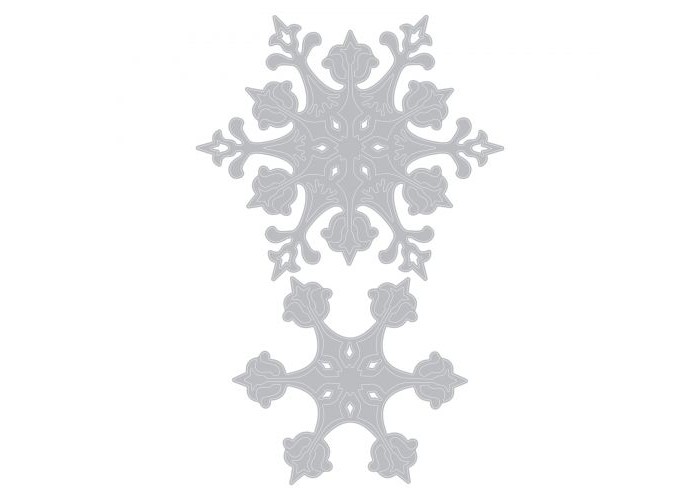 Sizzix Thinlits Die Set 2PK Stunning Snowflake Sizzix Thinlits Die Set 2PK Stunning Snowflake