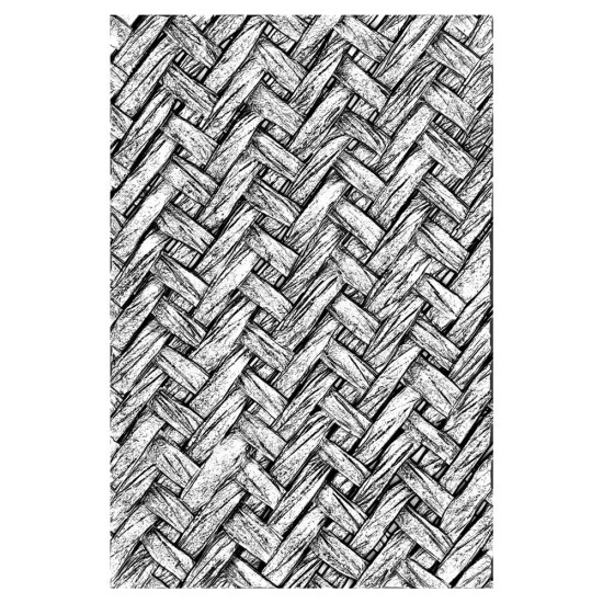 3-D Texture Fades Embossing Folder Intertwined by Tim Holtz 3-D Texture Fades Embossing Folder Intertwined by Tim Holtz