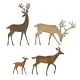 Thinlits Die Set 4PK Darling Deer by Tim Holtz