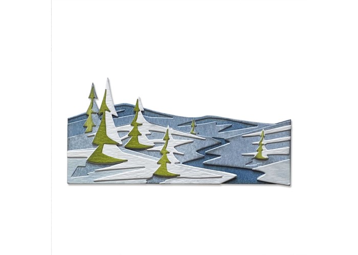 Sizzix Thinlits Colorize craft dies set Snowscape Sizzix Thinlits Colorize craft dies set Snowscape
