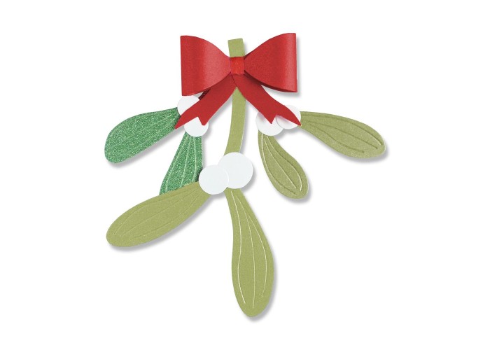 Thinlits Die Set 5PK Mistletoe Leaves by Olivia Rose Thinlits Die Set 5PK Mistletoe Leaves by Olivia Rose