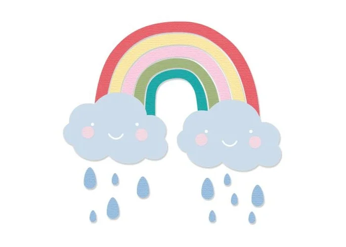  Sizzix Thinlits Die Set 6PK Rainbow