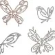 Sizzix Thinlits Set 4PK Flight of Fancy by Pete Hughes