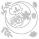 Thinlits Die Set 10PK Floral Crescent Moon Frame by Lisa Jones