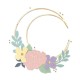 Thinlits Die Set 10PK Floral Crescent Moon Frame by Lisa Jones Thinlits Die Set 10PK Floral Crescent Moon Frame by Lisa Jones