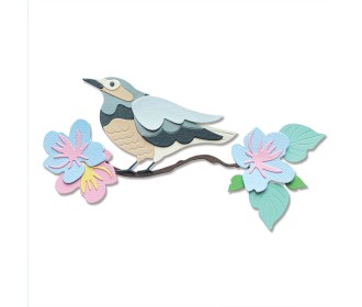 Sizzix Thinlits die set Spring bird Sizzix Thinlits die set Spring bird