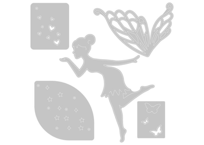 Sizzix Thinlits die set Fairy wishes Sizzix Thinlits die set Fairy wishes