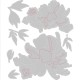 Sizzix Thinlits die set Brushstroke flowers