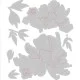 Sizzix Thinlits die set Brushstroke flowers