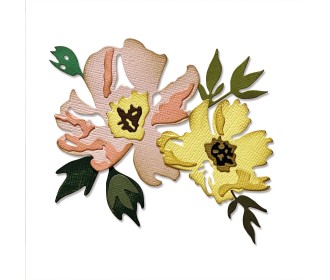Sizzix Thinlits die set Brushstroke flowers Sizzix Thinlits die set Brushstroke flowers